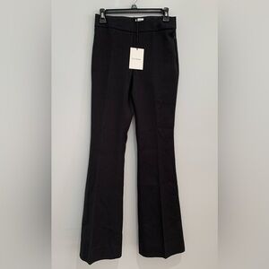 cuyana cotton Twill Flared Pant black